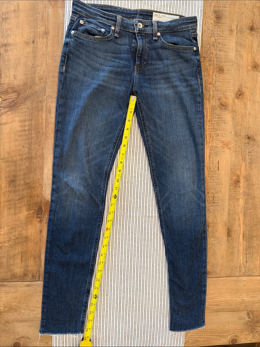 rag & bone Women's Dark Indigo Skinny Jeans